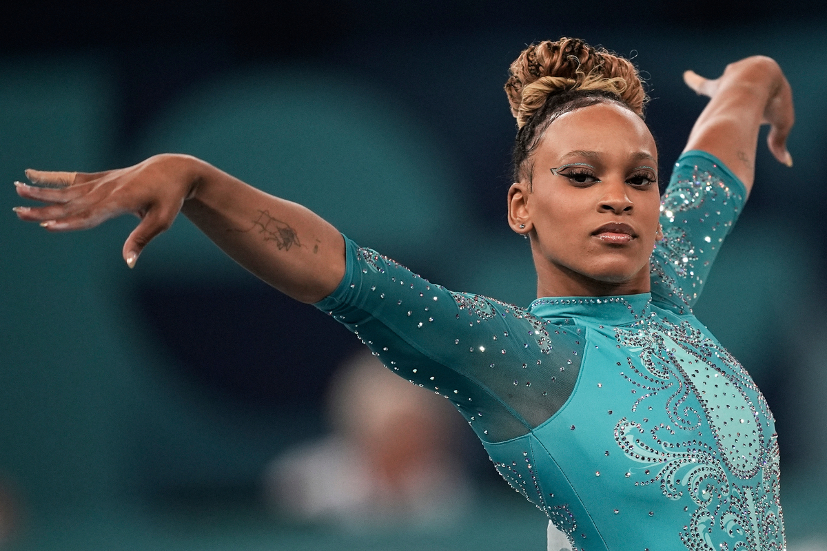 Rebeca Andrade ginástica artística Paris-2024