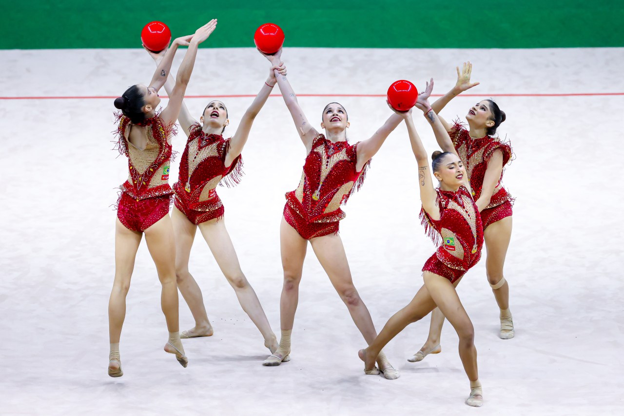 Seleção brasileira de ginástica rítmica no Mundial de 2025