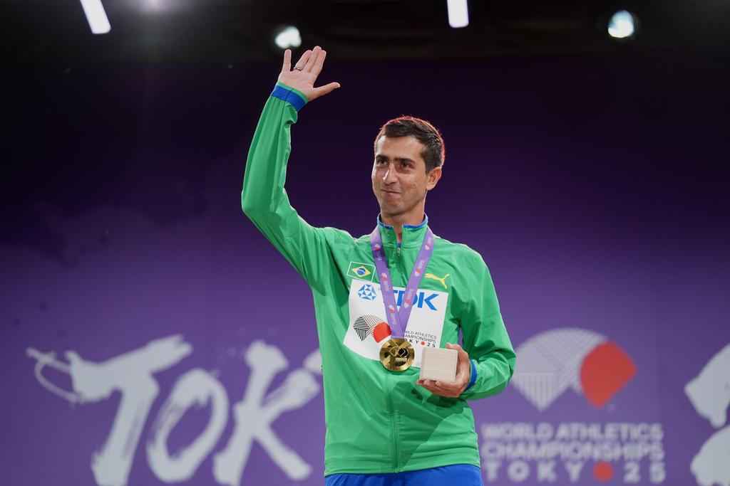 Caio Bonfim, ouro na marcha atlética no Mundial de Tóquio/2025
