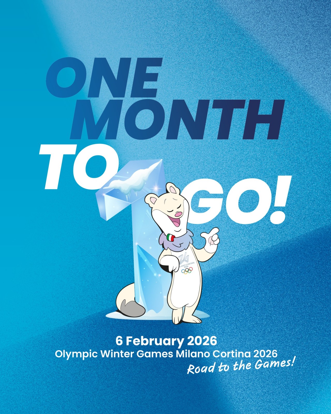 Marca de um mês para os Jogos de Inverno Milão/Cortina-2026