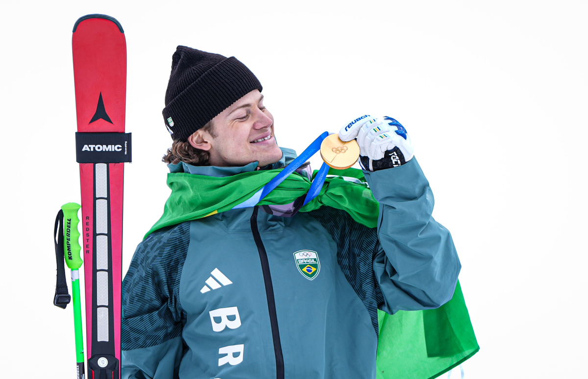 Lucas Braaten e a medalha de ouro no esqui alpíno, a primeira do Brasil em Jogos de Inverno
