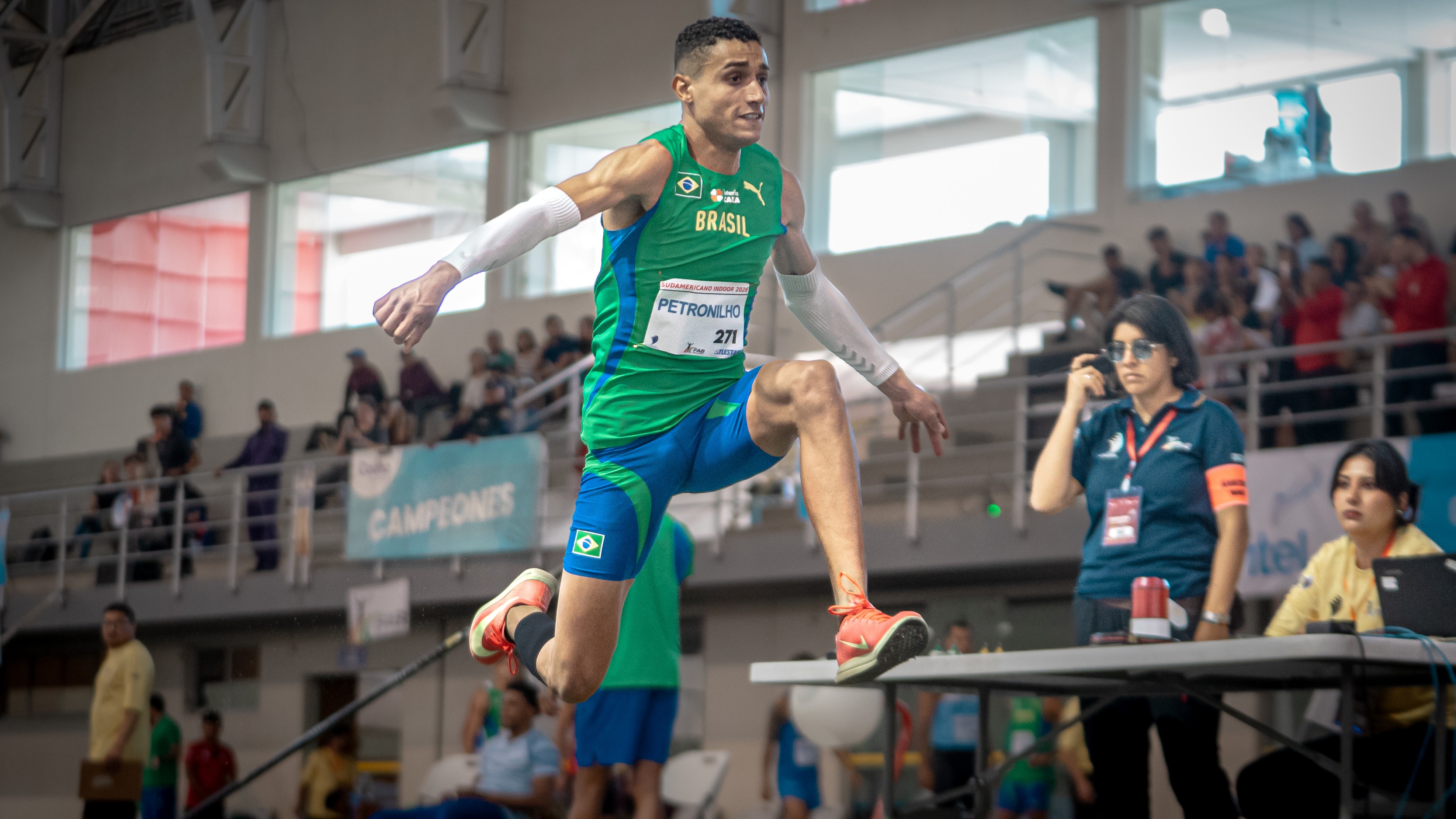 Elton Petronilho, atleta do brasil no Mundial Indoor de atletismo