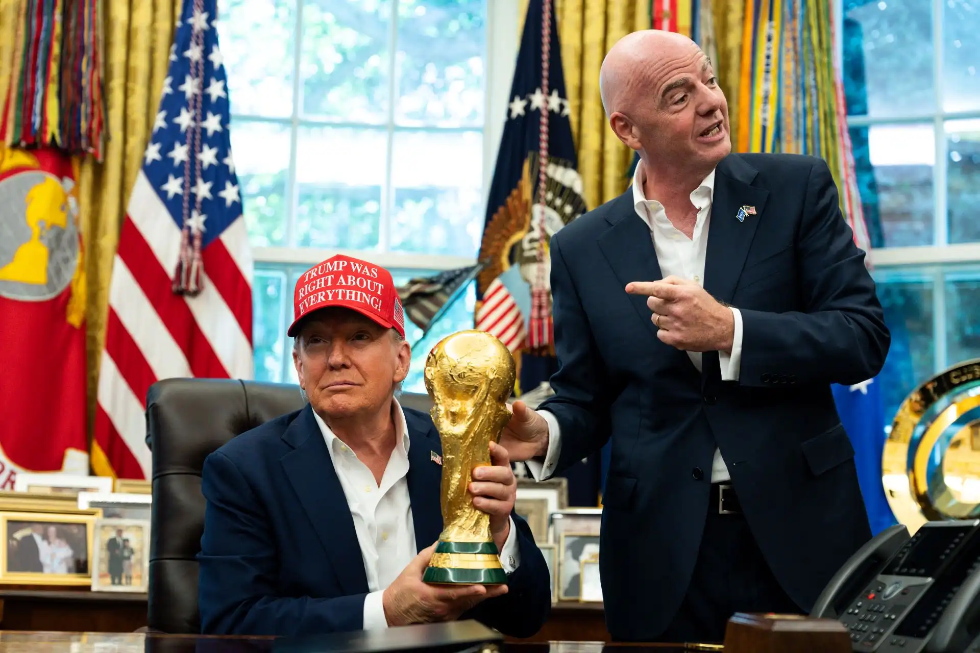 Donald Trump Gianno Infantino Copa do Mundo 2026