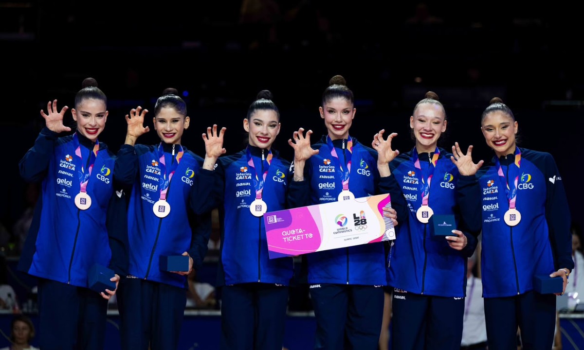 Seleção brasileira de conjunto Ginástica Rítmica Mundial de Frankfurt